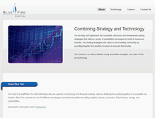 Tablet Screenshot of bluefirecap.com